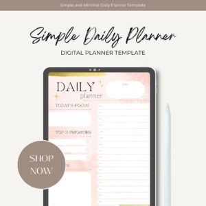 Daily, Weekly and Monthly Planner Digital Download