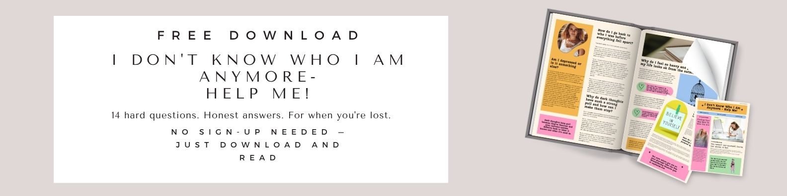 I don't know who I am anymore - free download